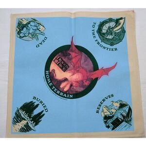 Dragon Dice Canvas Game Player Mat 1995 TSR Home Terrain